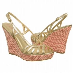 Lilly Pulitzer Sophie Strappy Wedge Shoes Gold Metallic Leather - Womens Shoes.jpg